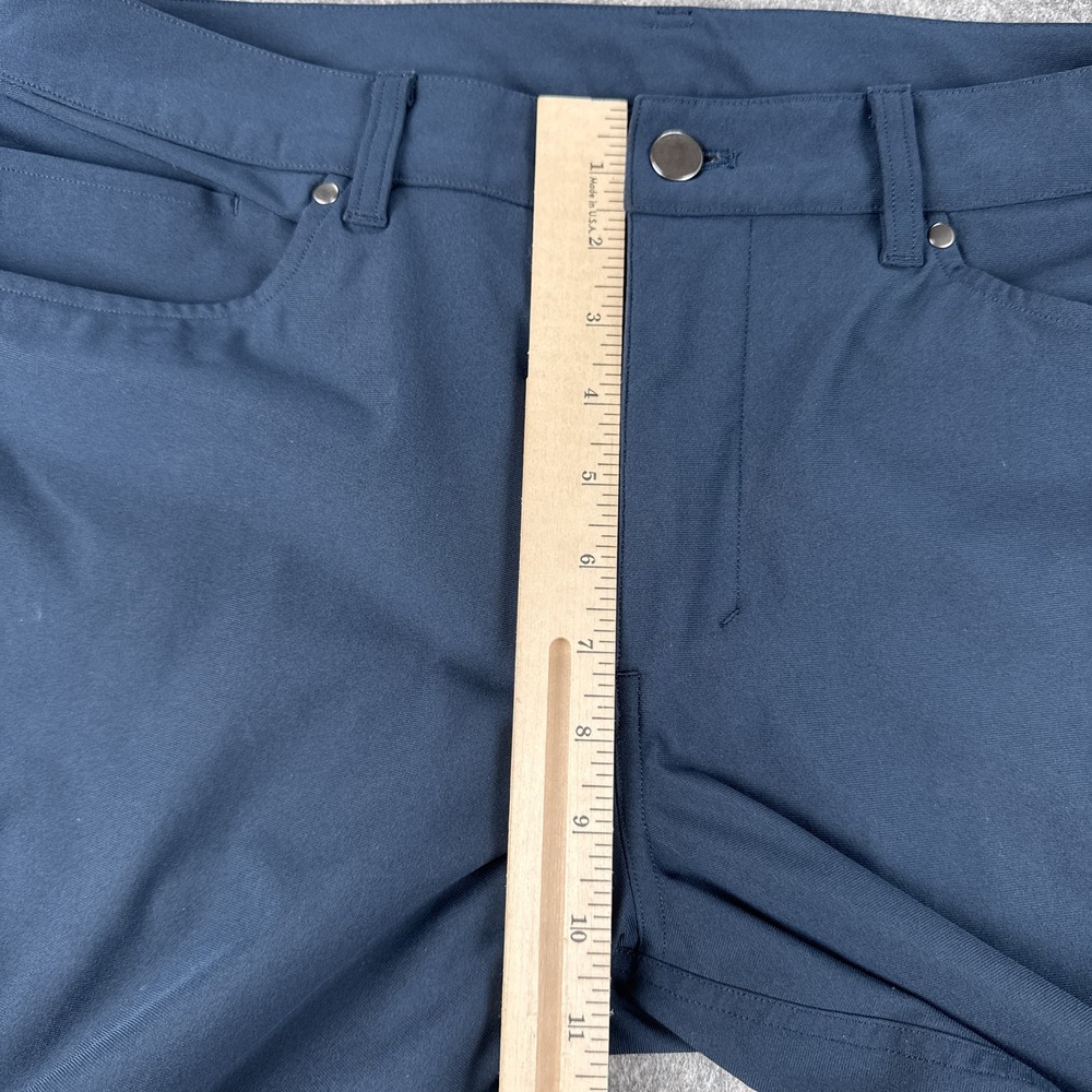 Lululemon Pants Mens 36x29 Blue ABC Classic Slim Fit Stretch Tech Commuter Golf - Picture 5 of 12